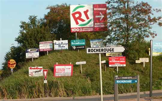 De eerste stappen van Rocherouge in de advertentiewereld